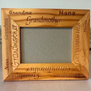 Wooden Grandmother Photo Frame